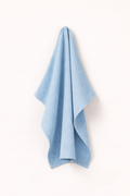 Fjord  blue towel on a white background